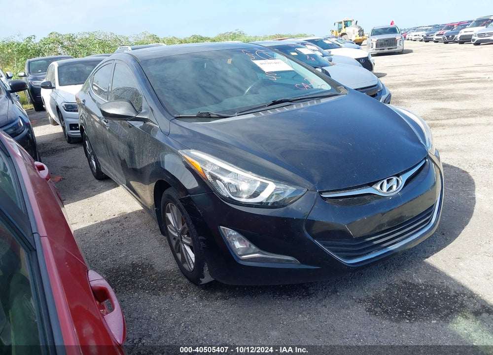 2015 HYUNDAI ELANTRA SE VIN: 5NPDH4AE3FH592548
