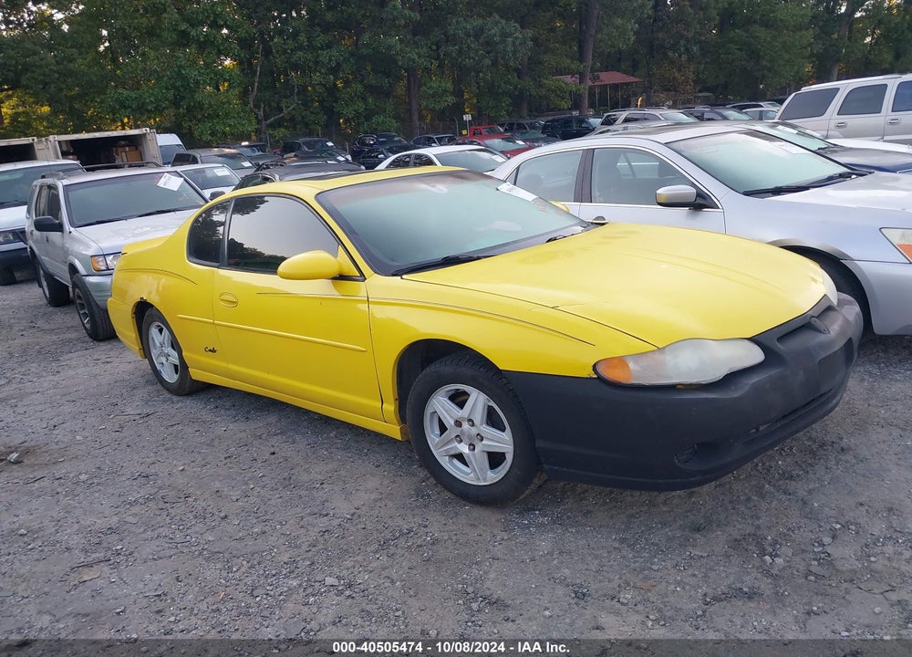 2003 CHEVROLET MONTE CARLO LS VIN: 2G1WW12EX39168528