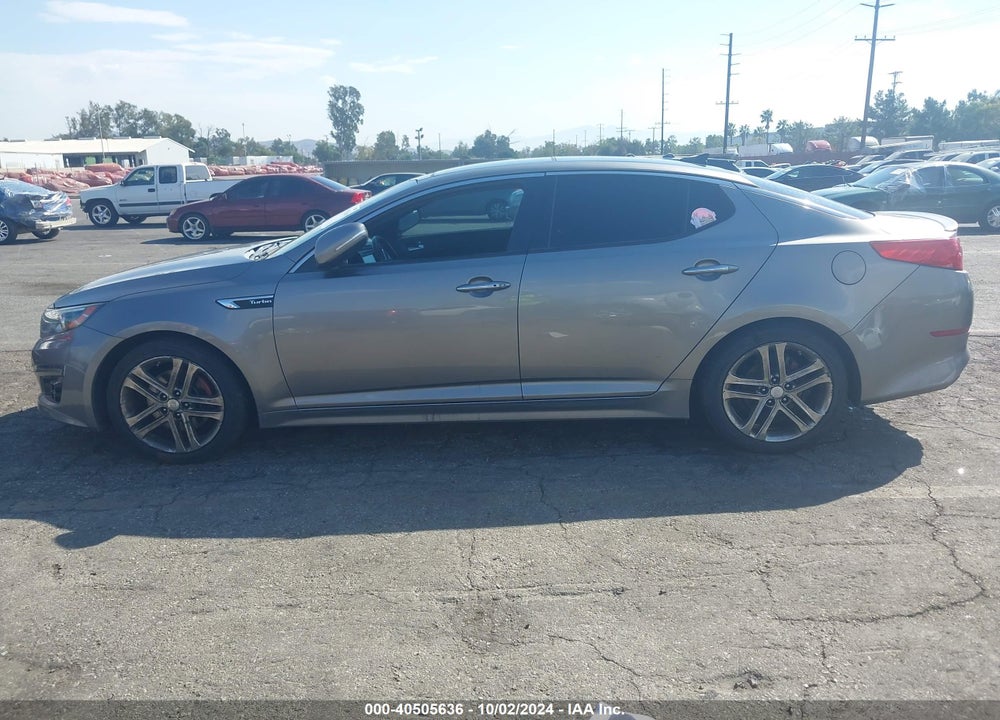 2014 KIA OPTIMA SXL TURBO VIN: 5XXGR4A67EG301305