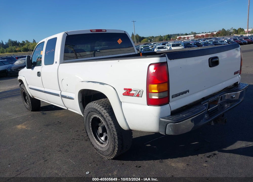 1999 GMC SIERRA 1500 SLE VIN: 2GTEK19T4X1534362