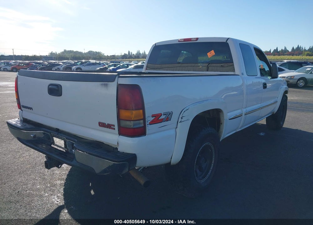 1999 GMC SIERRA 1500 SLE VIN: 2GTEK19T4X1534362