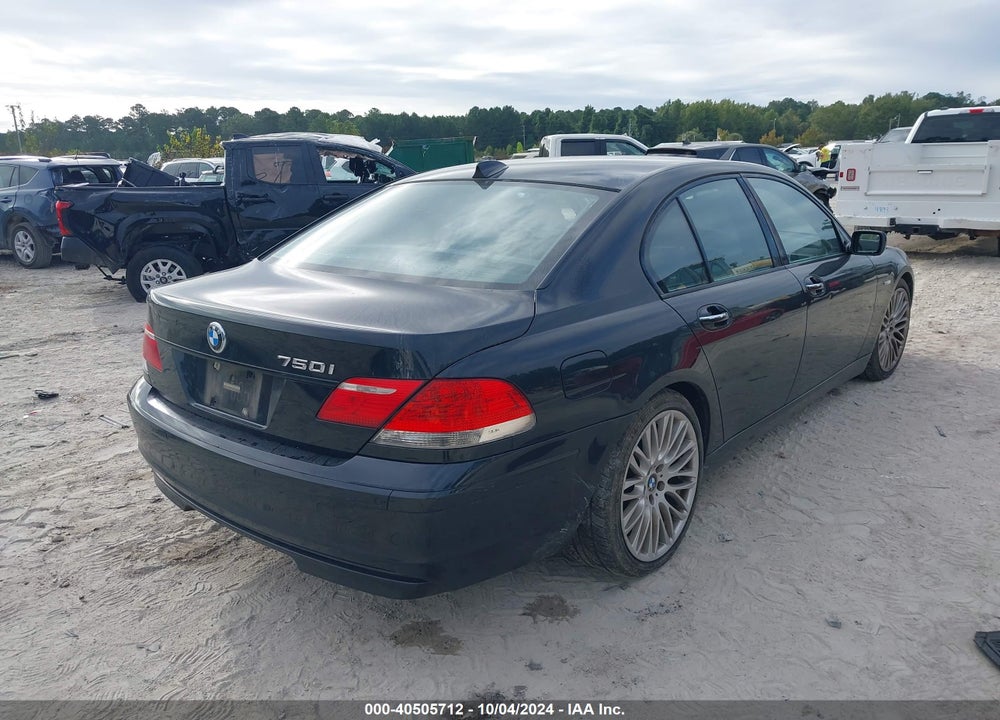 2008 BMW 750I VIN: WBAHL83568DT11286
