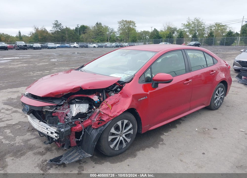 2021 TOYOTA COROLLA HYBRID LE VIN: JTDEAMDE2MJ015146