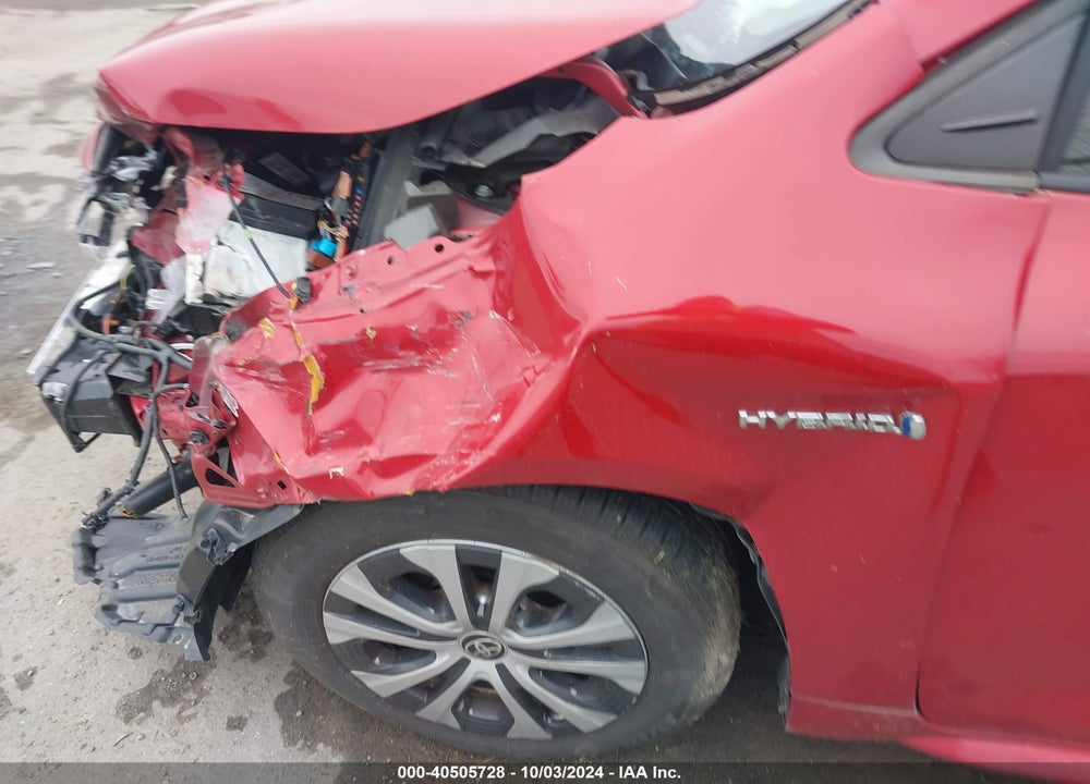 2021 TOYOTA COROLLA HYBRID LE VIN: JTDEAMDE2MJ015146