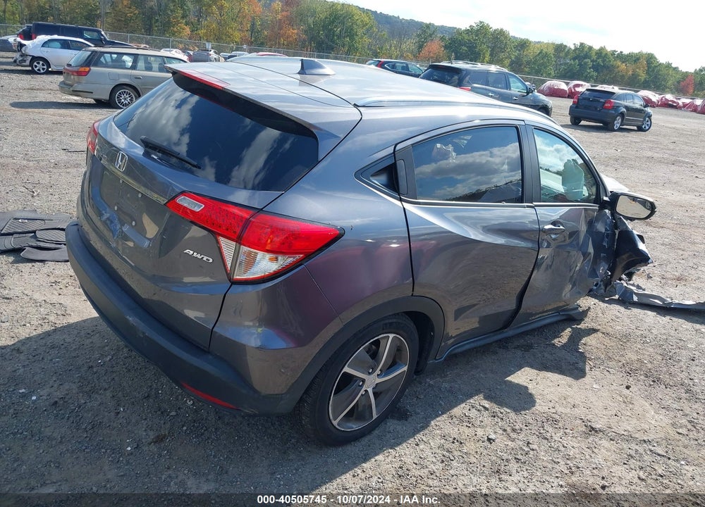2021 HONDA HR-V AWD EX VIN: 3CZRU6H53MM719187