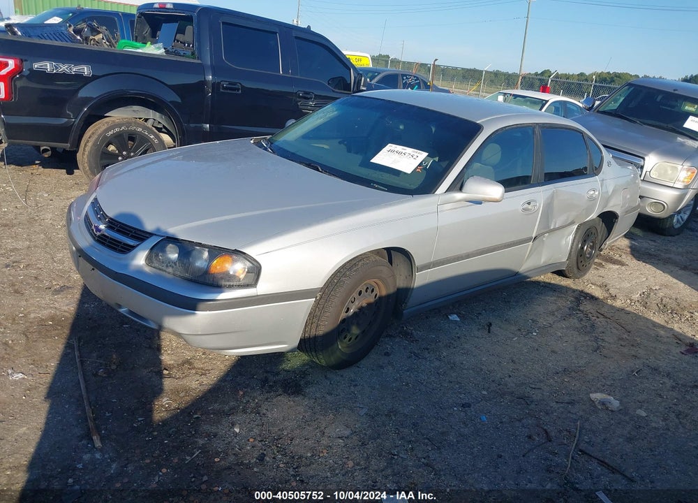 2002 CHEVROLET IMPALA VIN: 2G1WF52E329376983