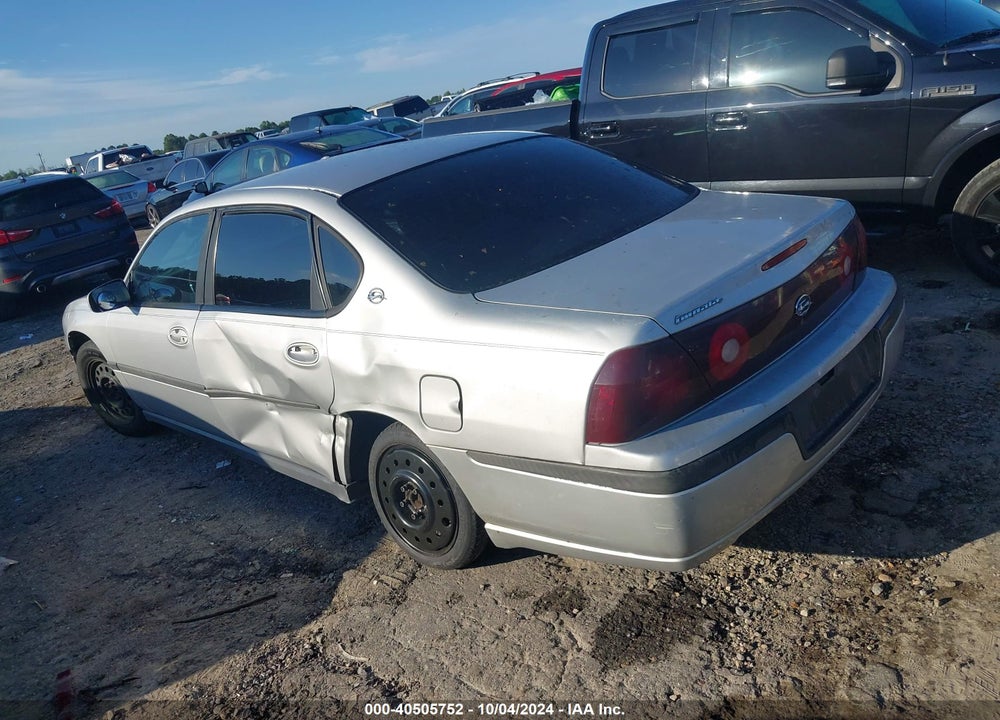 2002 CHEVROLET IMPALA VIN: 2G1WF52E329376983