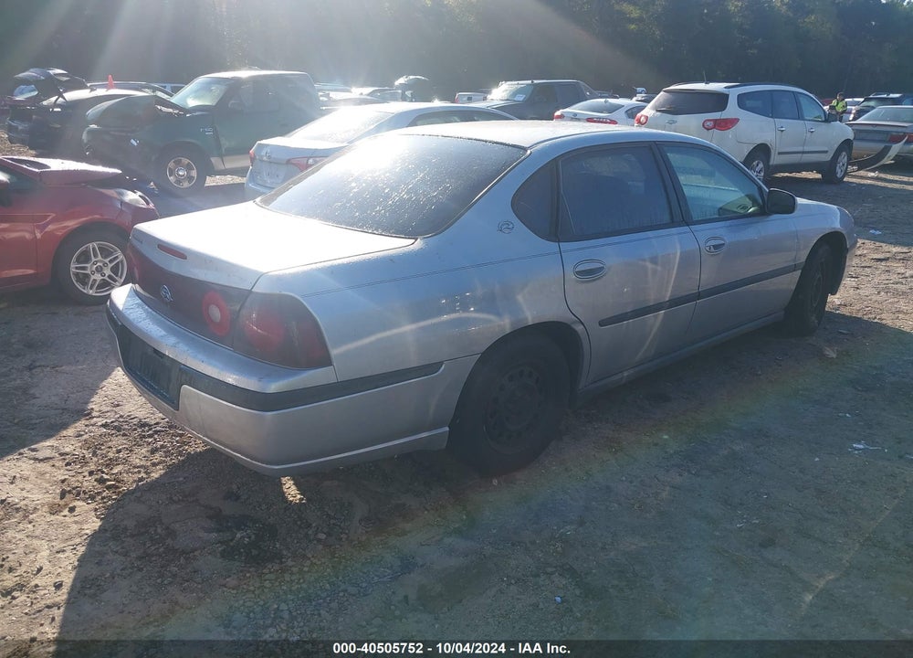 2002 CHEVROLET IMPALA VIN: 2G1WF52E329376983
