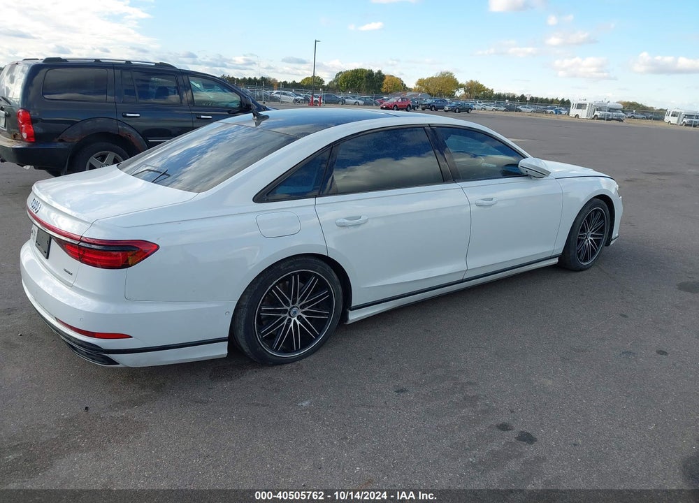 2020 AUDI A8 L 60 TFSI QUATTRO TIPTRONIC VIN: WAU8EAF89LN005323