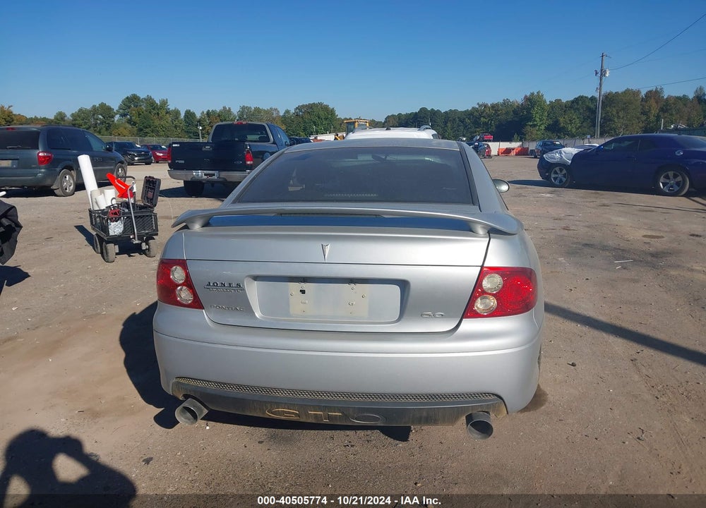 2005 PONTIAC GTO VIN: 6G2VX12U05L377173