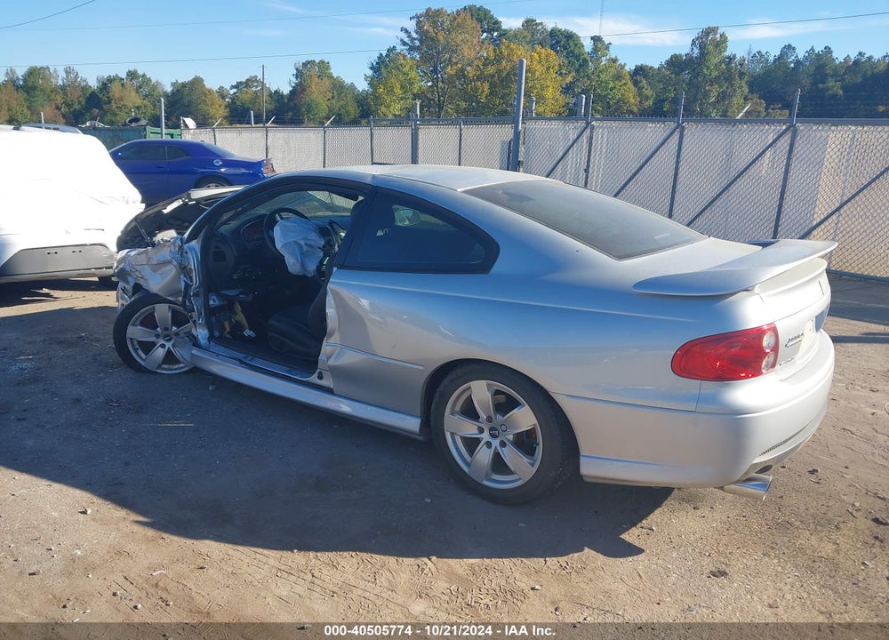 2005 PONTIAC GTO VIN: 6G2VX12U05L377173