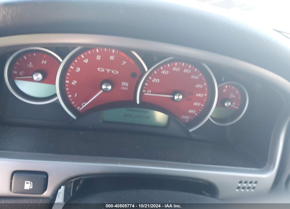 2005 PONTIAC GTO VIN: 6G2VX12U05L377173