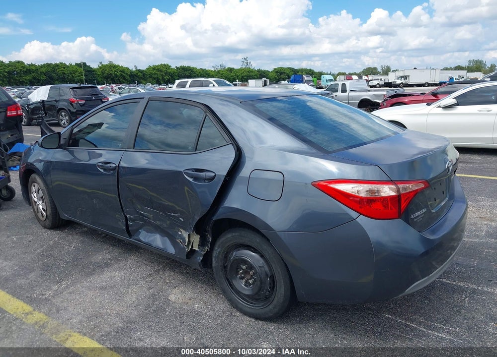 2017 TOYOTA COROLLA L VIN: 2T1BURHE3HC776318