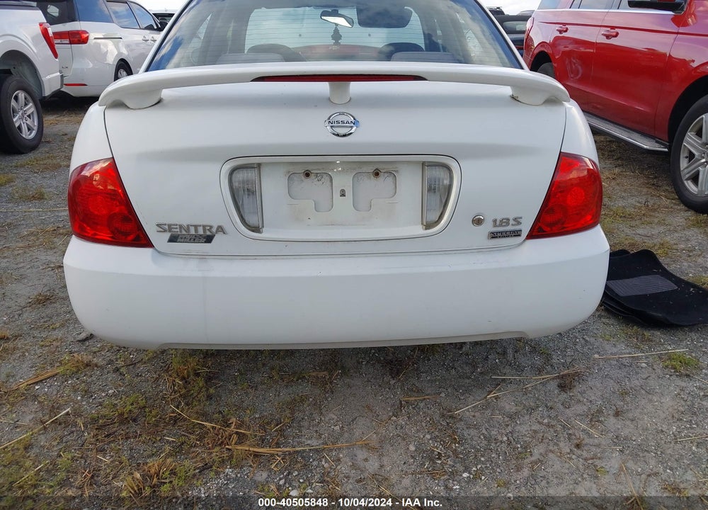 2006 NISSAN SENTRA 1.8S VIN: 3N1CB51D86L571854