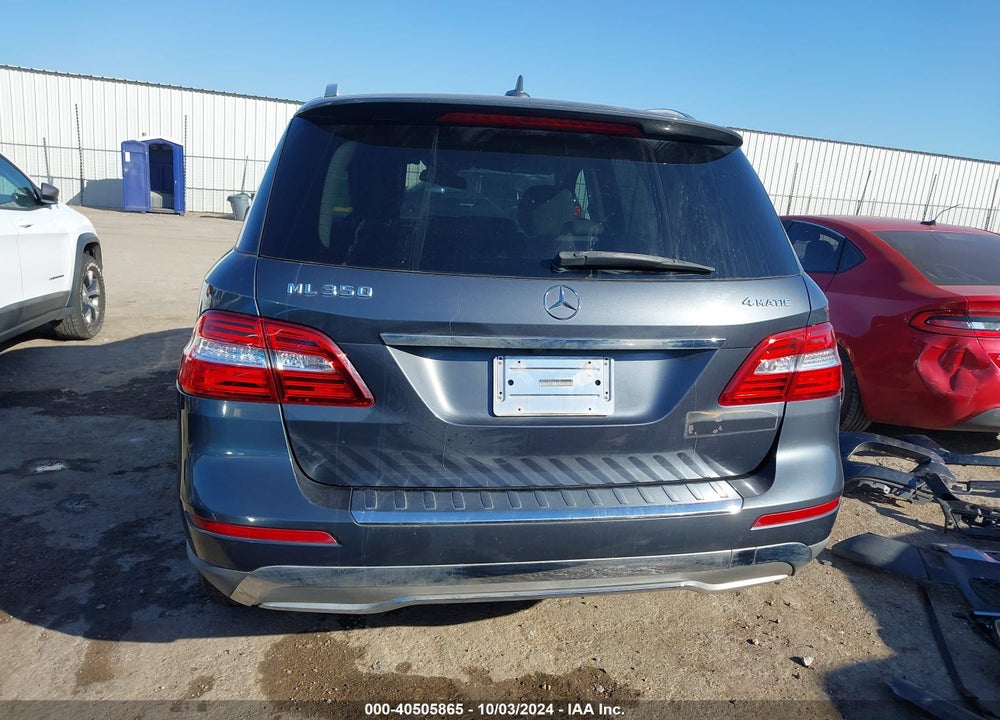 2014 MERCEDES-BENZ ML 350 4MATIC VIN: 4JGDA5HB0EA297740