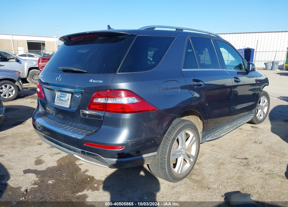 2014 MERCEDES-BENZ ML 350 4MATIC VIN: 4JGDA5HB0EA297740