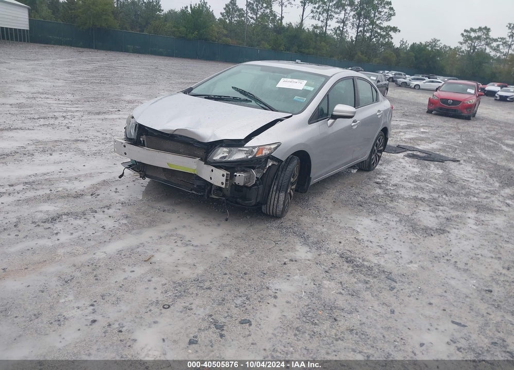 2014 HONDA CIVIC EX-L VIN: 19XFB2F93EE244276