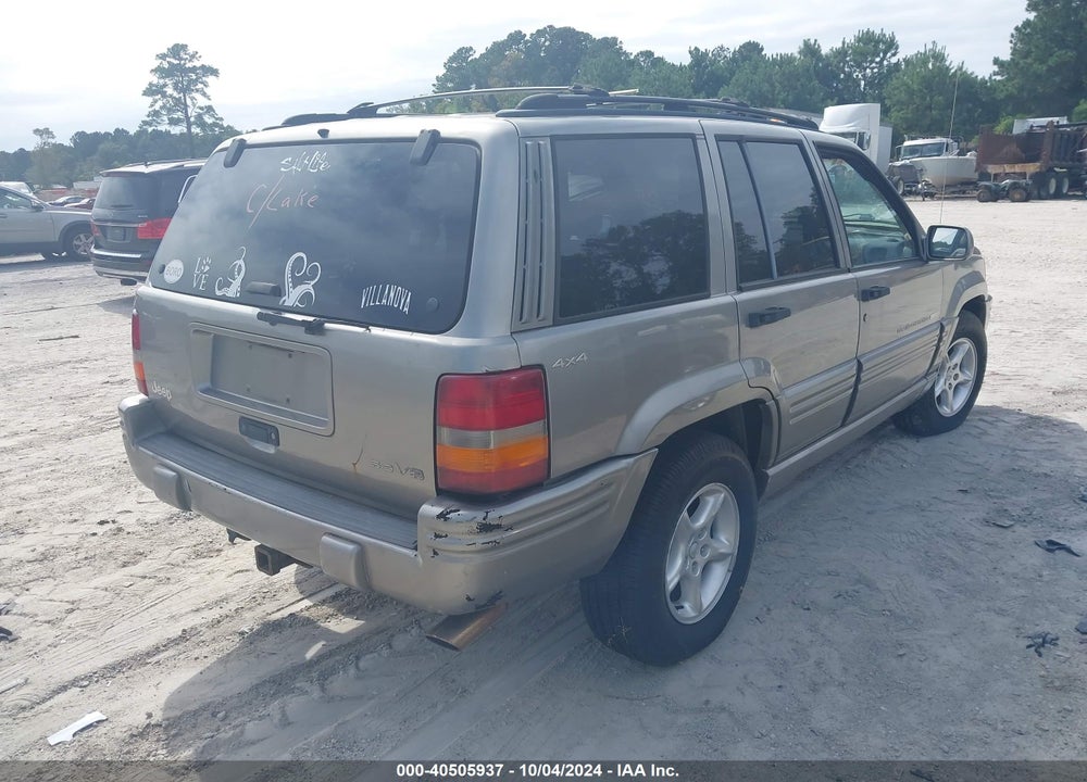 1998 JEEP GRAND CHEROKEE VIN: 1J4GZ88Z7WC235373