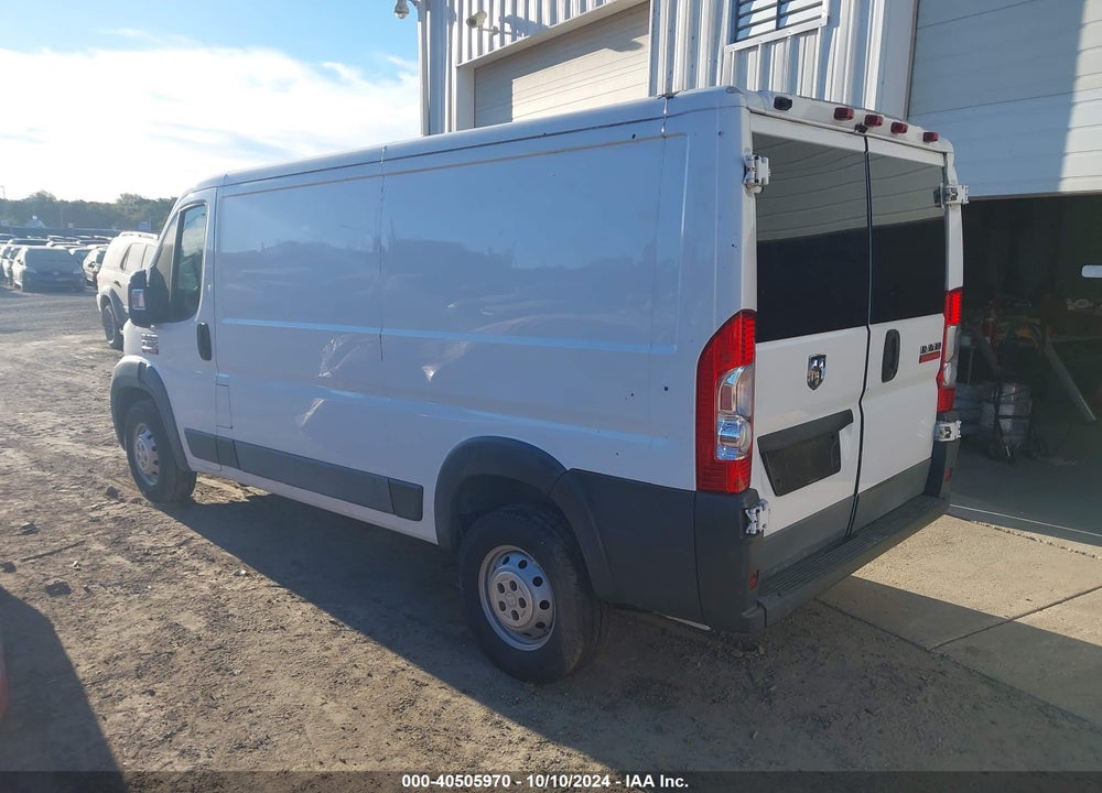 2016 RAM PROMASTER 1500 LOW ROOF VIN: 3C6TRVAG5GE134653