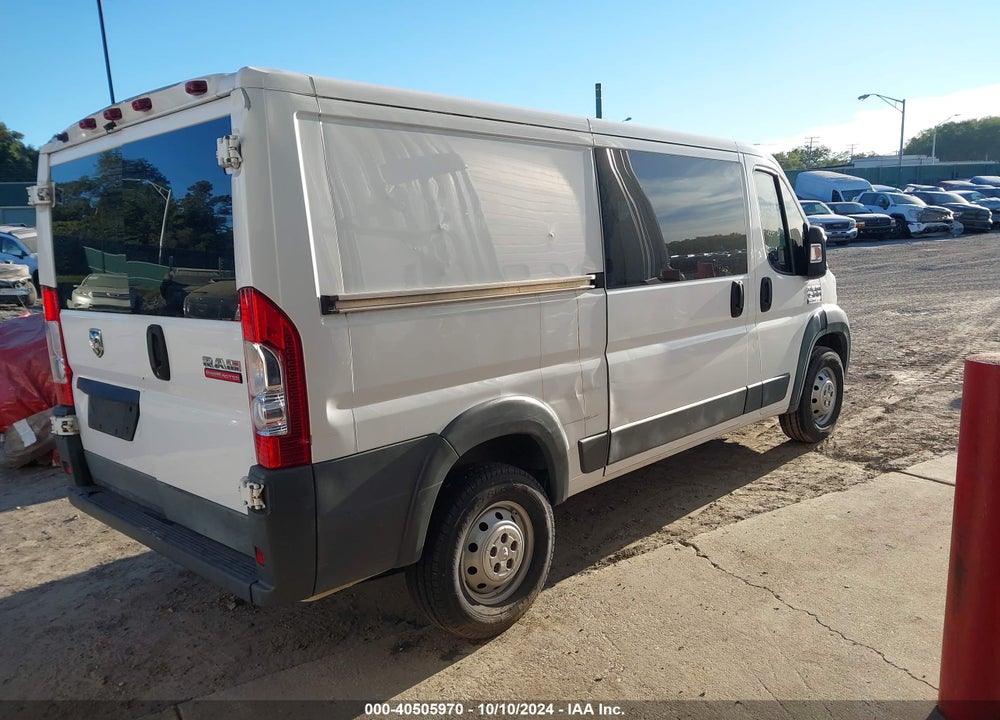 2016 RAM PROMASTER 1500 LOW ROOF VIN: 3C6TRVAG5GE134653