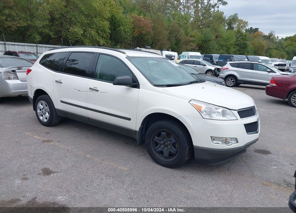 2012 CHEVROLET TRAVERSE LS VIN: 1GNKRFED0CJ378287