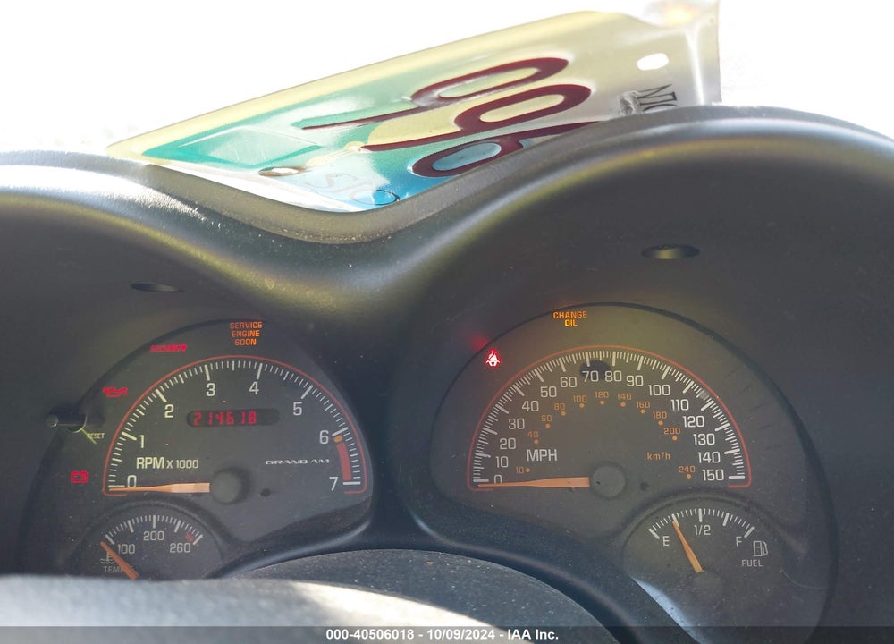 2003 PONTIAC GRAND AM GT VIN: 1G2NW52EX3C279328