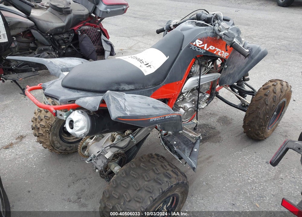 2024 YAMAHA YFM700 R VIN: 5Y4AML6Y2RA101417