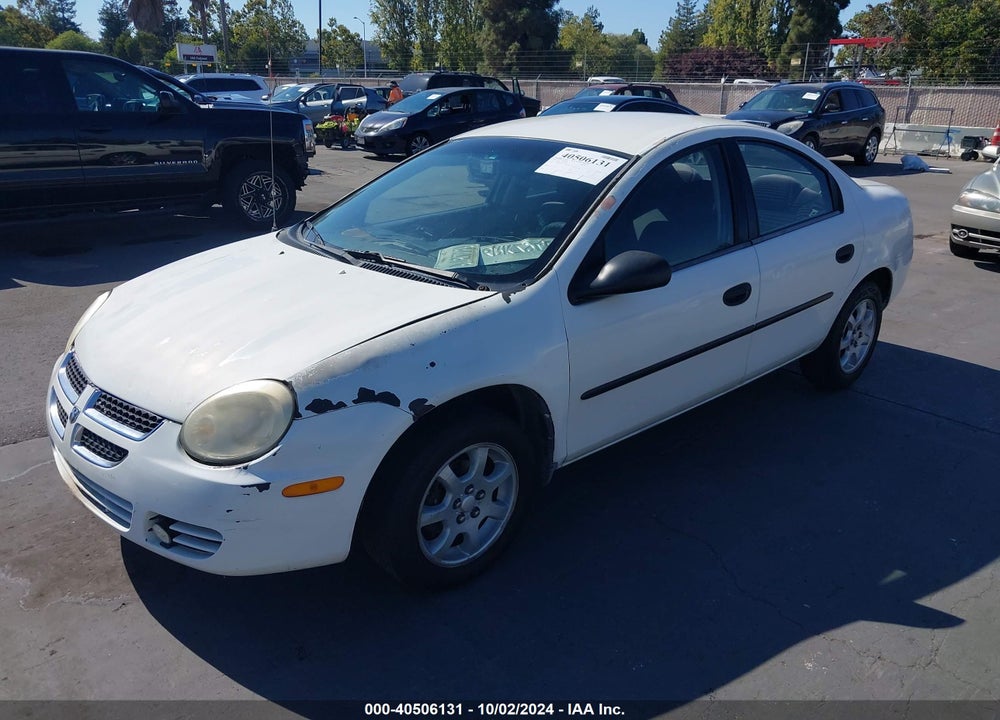 2005 DODGE NEON SE VIN: 1B3ES26CX5D153242