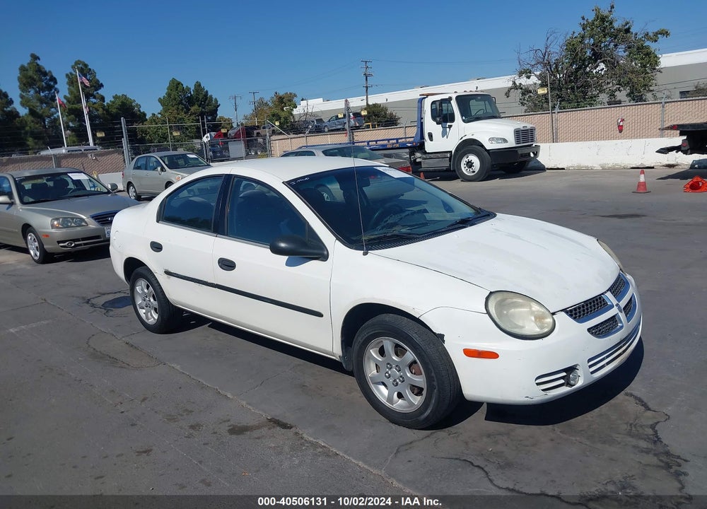 2005 DODGE NEON SE VIN: 1B3ES26CX5D153242