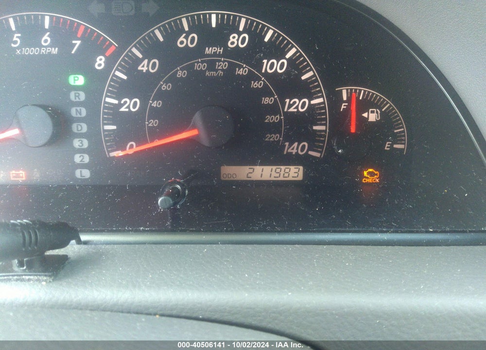 2005 TOYOTA CAMRY LE VIN: 4T1BE32K55U540644