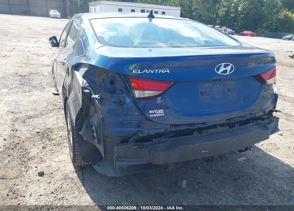 2016 HYUNDAI ELANTRA SE VIN: KMHDH4AE0GU501741