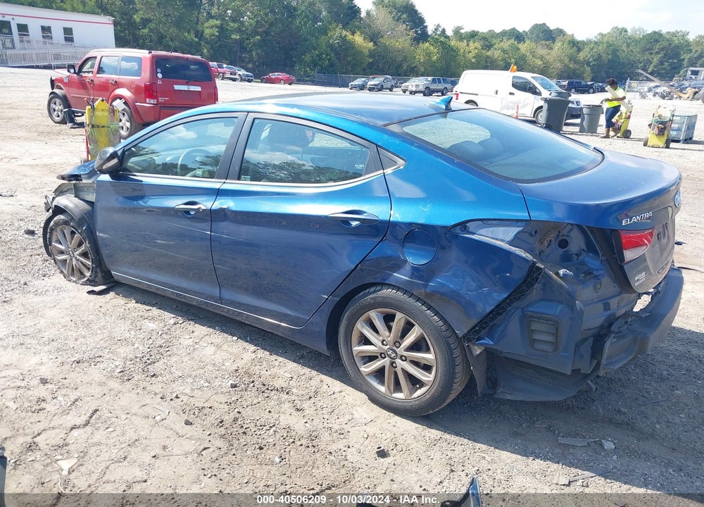 2016 HYUNDAI ELANTRA SE VIN: KMHDH4AE0GU501741