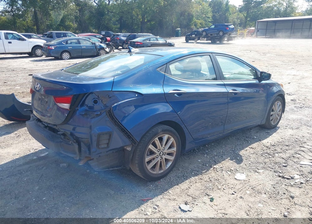 2016 HYUNDAI ELANTRA SE VIN: KMHDH4AE0GU501741