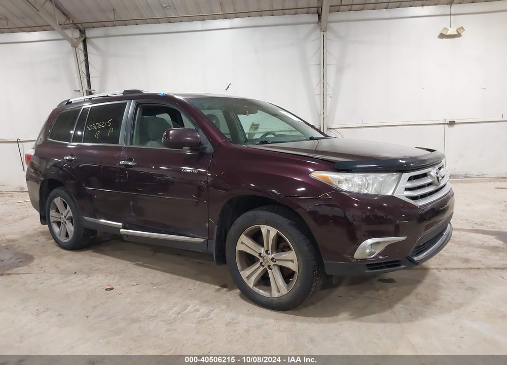 2012 TOYOTA HIGHLANDER LIMITED V6 VIN: 5TDDK3EH8CS152119