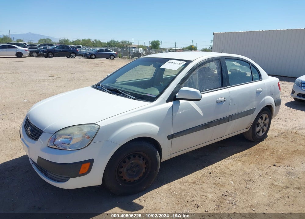 2007 KIA RIO LX VIN: KNADE123376242978
