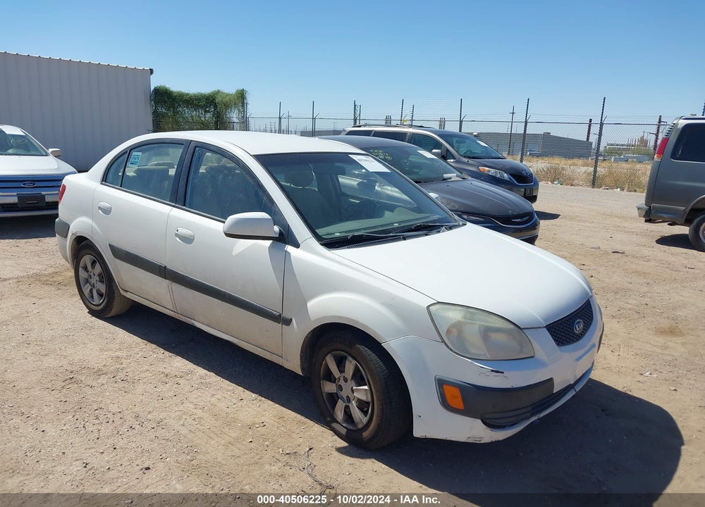2007 KIA RIO LX VIN: KNADE123376242978