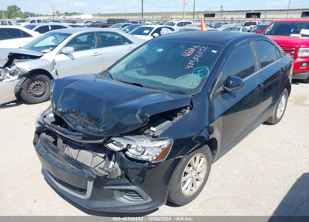 2017 CHEVROLET SONIC LT AUTO VIN: 1G1JD5SH4H4141417