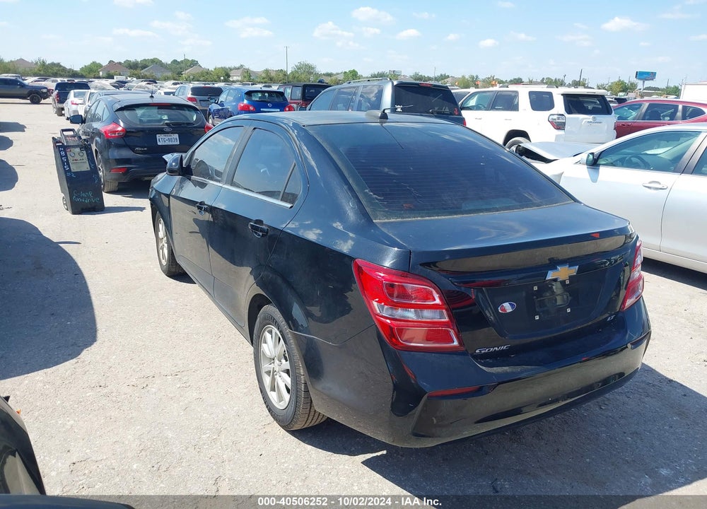 2017 CHEVROLET SONIC LT AUTO VIN: 1G1JD5SH4H4141417