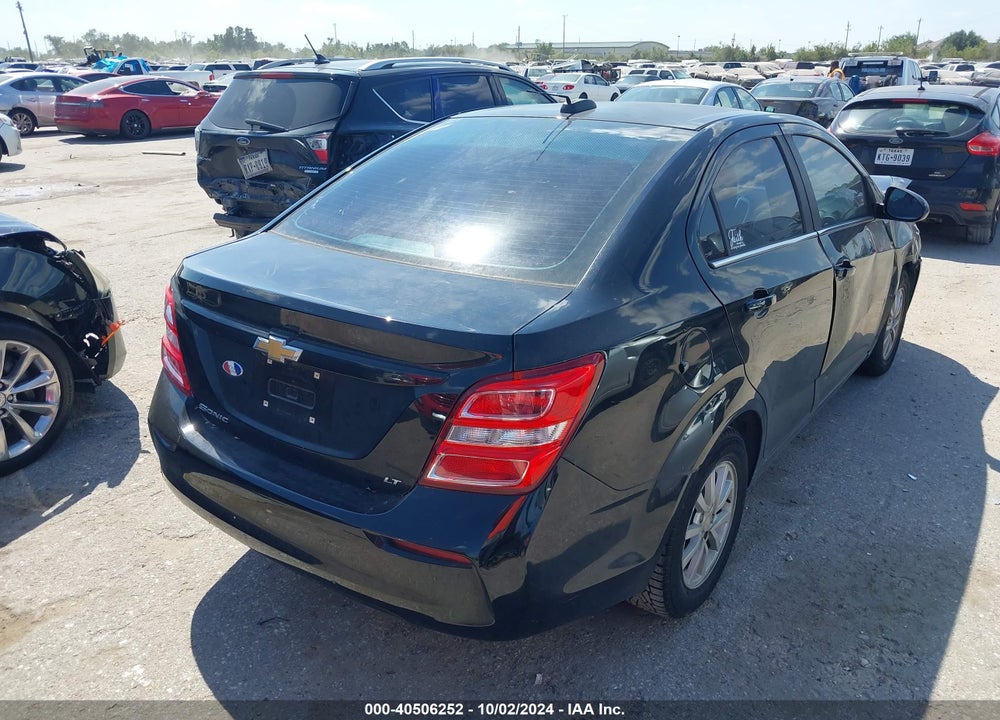 2017 CHEVROLET SONIC LT AUTO VIN: 1G1JD5SH4H4141417