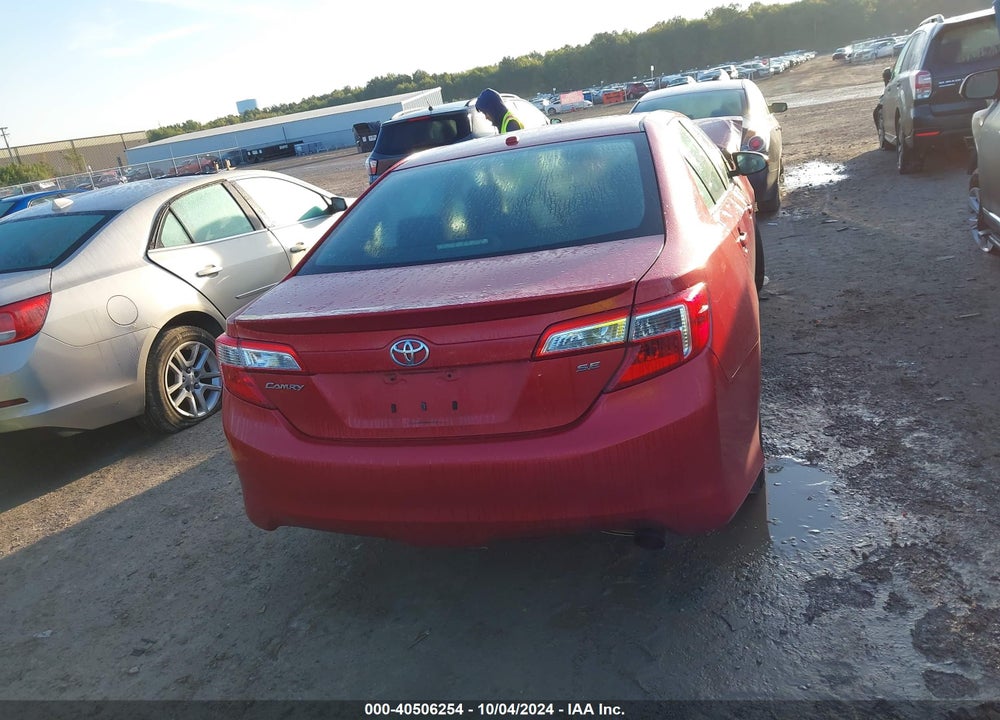 2012 TOYOTA CAMRY SE VIN: 4T1BF1FK3CU511278