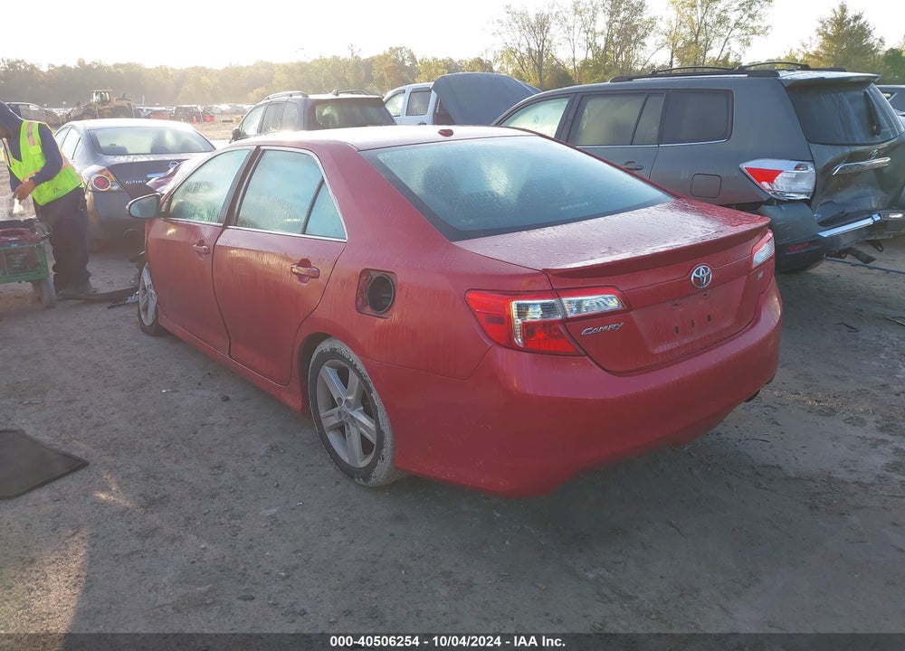 2012 TOYOTA CAMRY SE VIN: 4T1BF1FK3CU511278