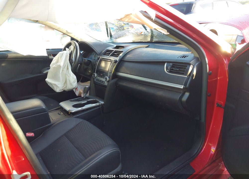 2012 TOYOTA CAMRY SE VIN: 4T1BF1FK3CU511278