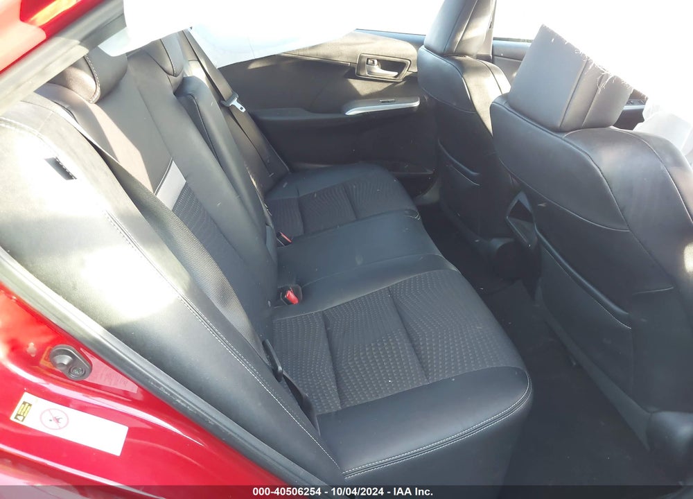 2012 TOYOTA CAMRY SE VIN: 4T1BF1FK3CU511278