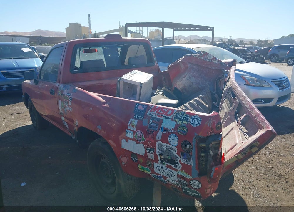 1994 TOYOTA PICKUP 1/2 TON SHORT WHLBASE STB VIN: 4TARN81A9RZ223768