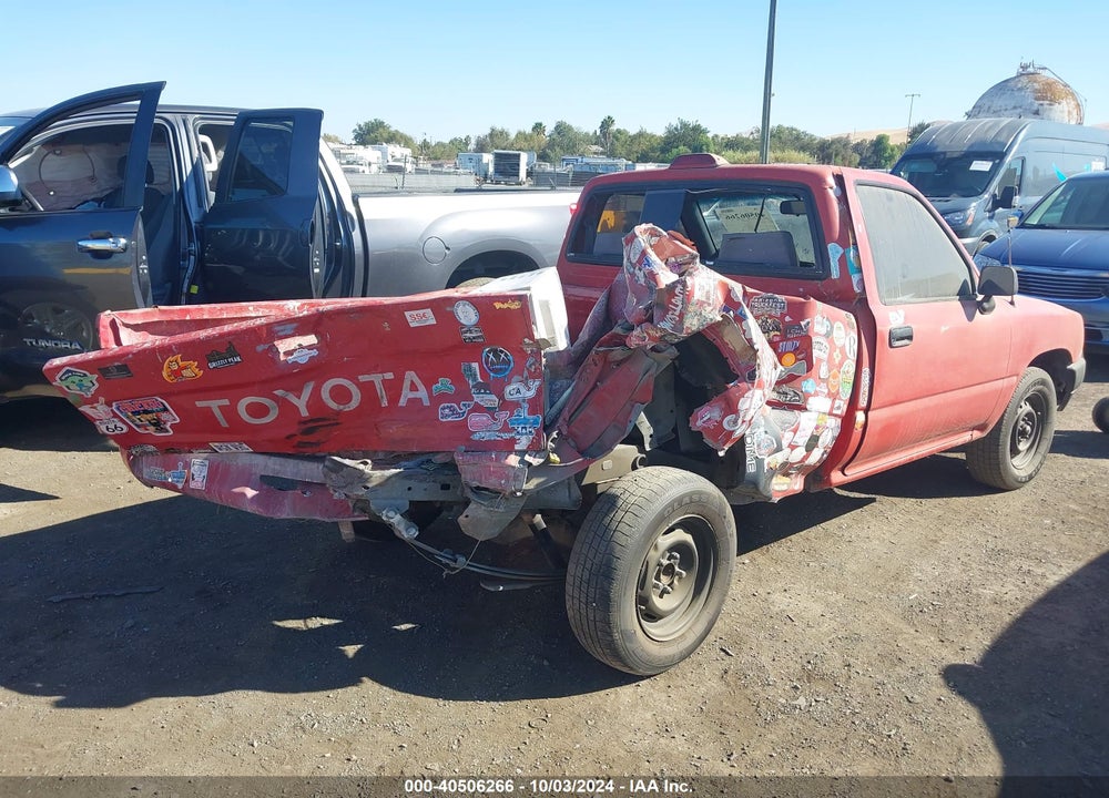 1994 TOYOTA PICKUP 1/2 TON SHORT WHLBASE STB VIN: 4TARN81A9RZ223768