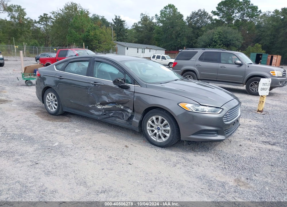 2016 FORD FUSION S VIN: 1FA6P0G71G5121681