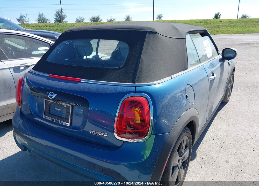 2023 MINI CONVERTIBLE VIN: WMW23DL08P3R13565