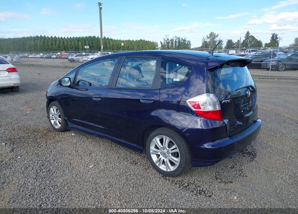 2009 HONDA FIT SPORT VIN: JHMGE87409S022829