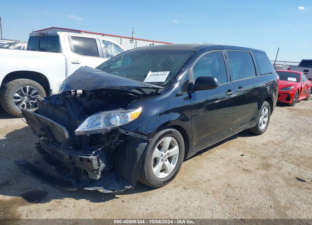 2016 TOYOTA SIENNA L 7 PASSENGER VIN: 5TDZK3DC2GS723024