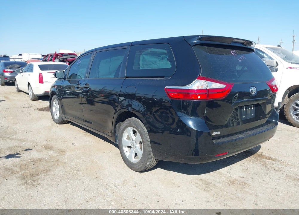 2016 TOYOTA SIENNA L 7 PASSENGER VIN: 5TDZK3DC2GS723024